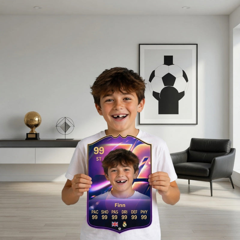 Create Your Own Football Card | Real-life sized FC 26 Football Card