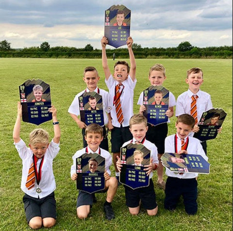 Custom Football Awards - Personalised Player Award Cards