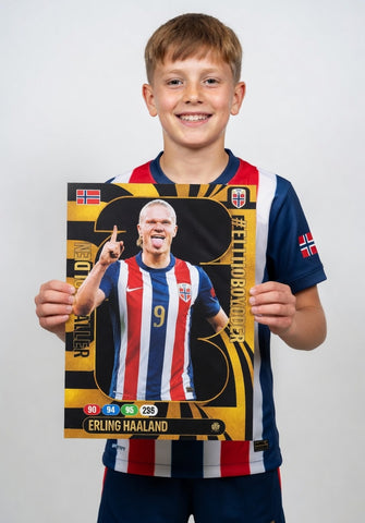 Erling Haaland Golden Baller Football Card
