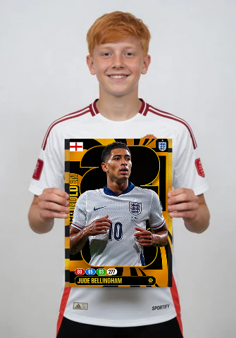 Jude Bellingham Golden Baller Football Card