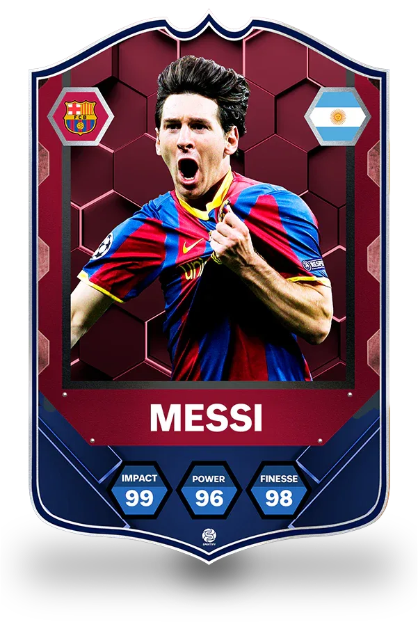 Messi Barca Machattack Card