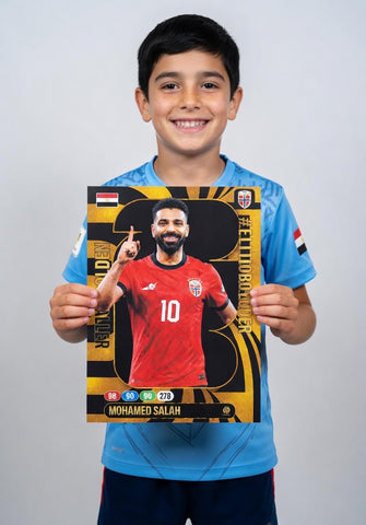 Mohamed Salah Golden Baller Football Card