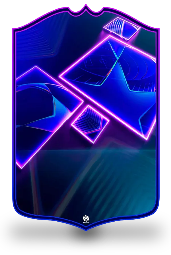 SPORTIFY CARDS
FC25 Dreamchester UEFA Champions League personalised FIFA card template featuring a deep blue design with a glowing neon pink UCL star and sharp geometric neon line detailing on a dark teal lower finish. Build your own custom Dreamchester UCL football card with your photo, name and stats. Printed on premium PVC with a high-resolution finish. The perfect personalised football gift. UK and worldwide shipping. Starting from £17.99.
