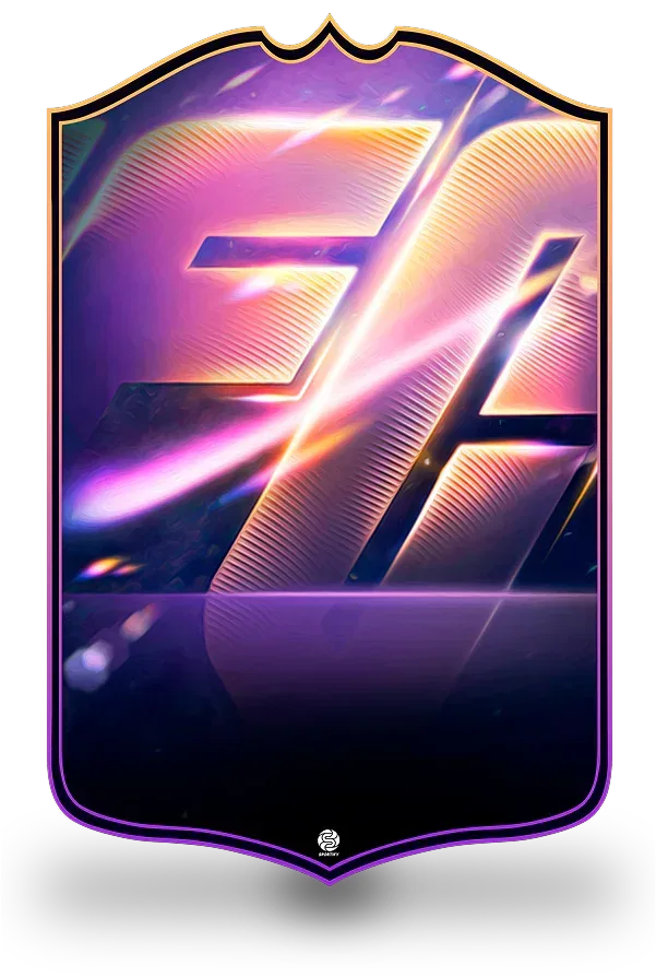 SPORTIFY CARDS
FC26 Heroes personalised FIFA card template featuring a vibrant purple and gold lightning design with glowing metallic light streaks and a dark lower finish. Build your own custom Heroes football card with your photo, name and stats. Printed on premium PVC with a high-resolution finish. The perfect personalised football gift. UK and worldwide shipping. Starting from £17.99.