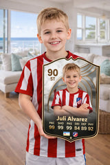 Personalised football card, FC26 Icon