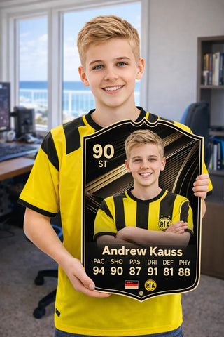 FC26 Team of the Week personalised FIFA-style football rating card