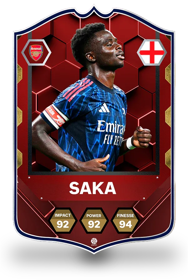 Bukayo Saka Machattack Card