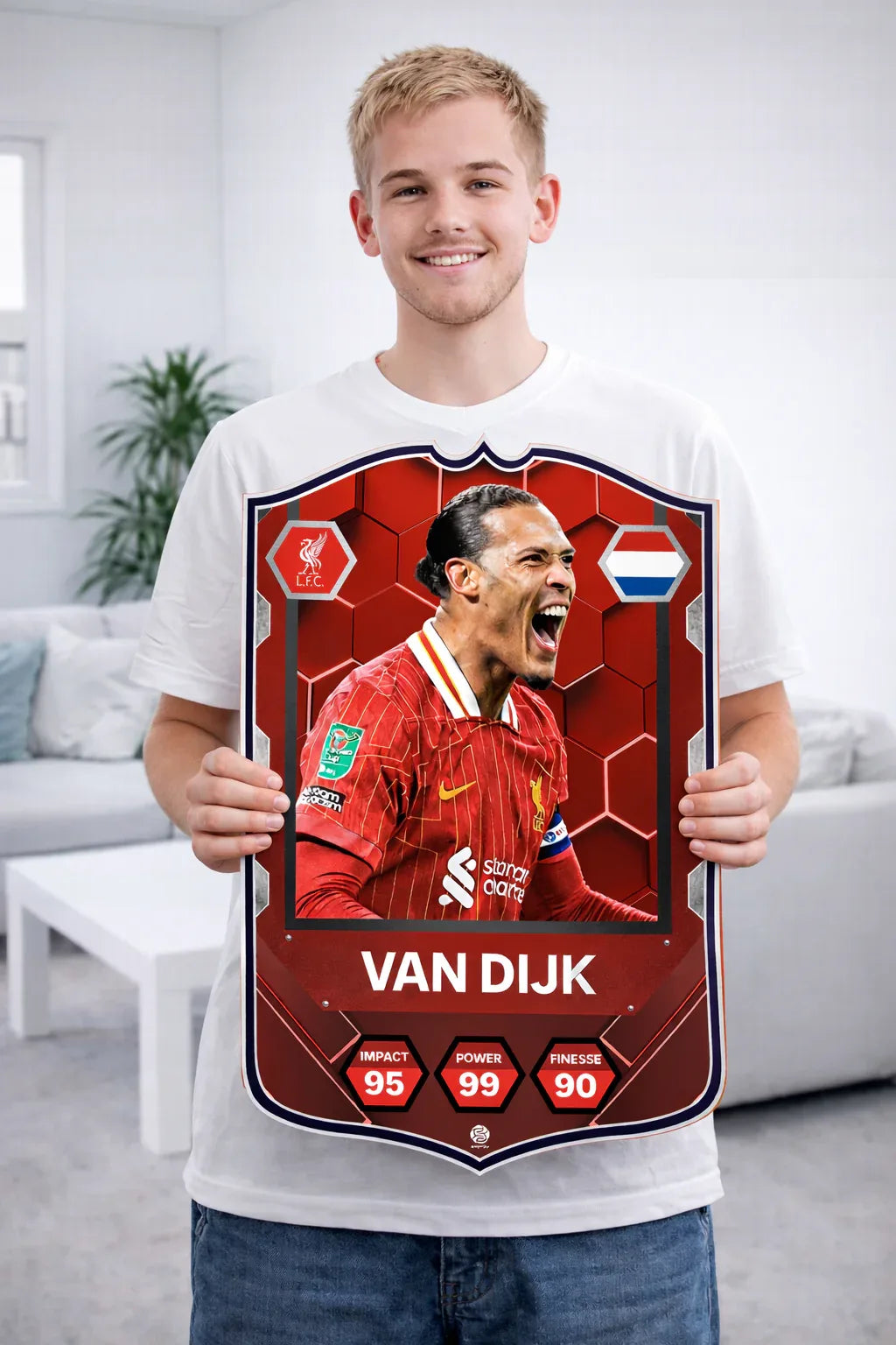 Virgil van Dijk Machattack Card