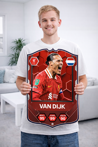 Virgil van Dijk Machattack Card