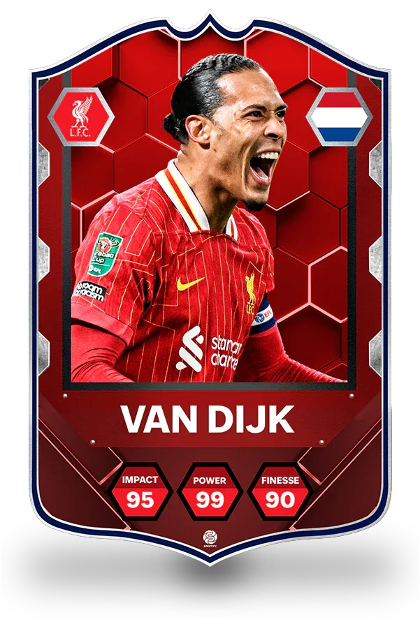 Virgil van Dijk Machattack Card