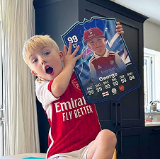 Personalised FIFA football card example 4 by Sportify Cards