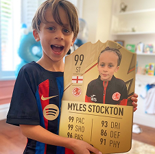 Personalised FIFA football card example 6 by Sportify Cards