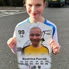 Personalised FIFA football card example 8 by Sportify Cards